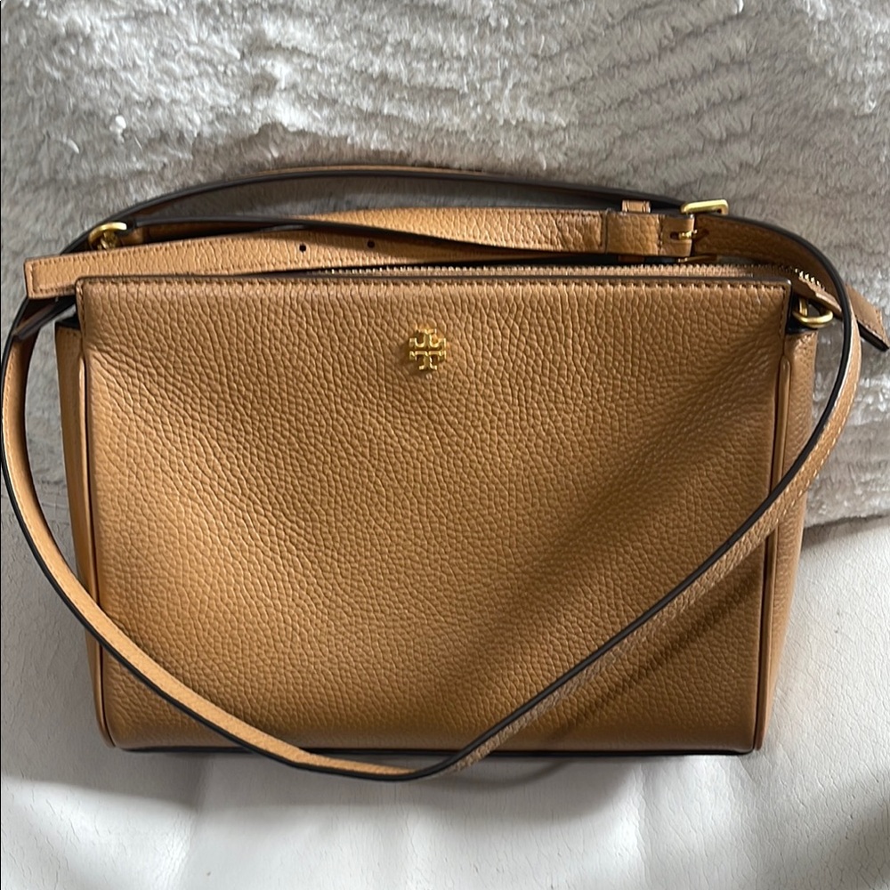 Tory Burch Tan Leather Crossbody Bag